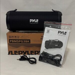 Pyle Wireless Portable Bluetooth Boombox Speaker PBMSPG3BK